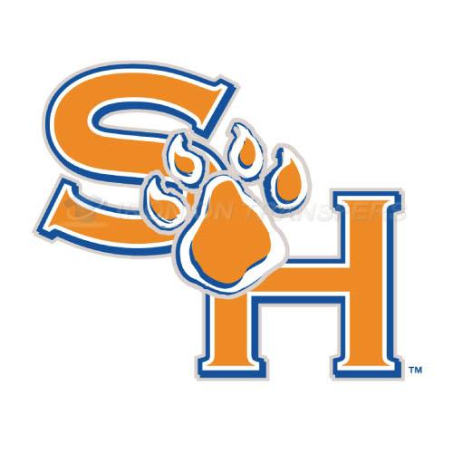 Sam Houston State Bearkats Logo T-shirts Iron On Transfers N6086 - Click Image to Close